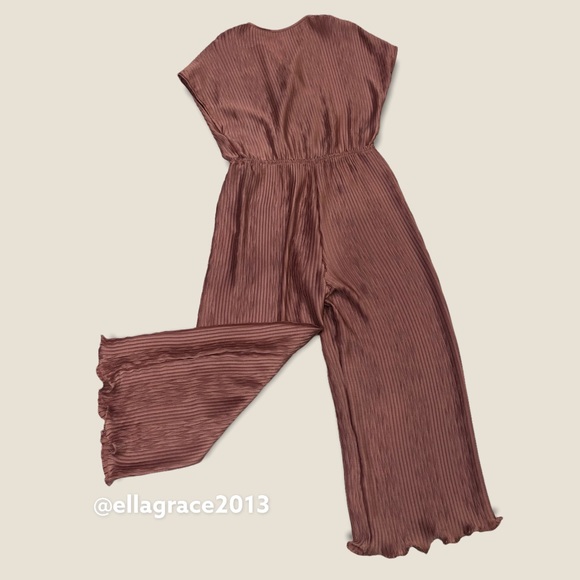 Zara Rose Gold Girls Jumpsuit Size 10 - Picture 1 of 7